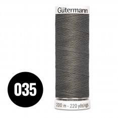 Gütermann Fil à Coudre Universel Gris Foncé 200M (035)