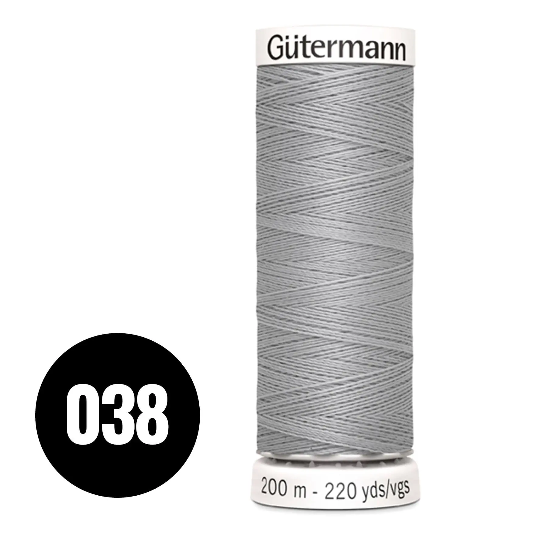 Gütermann Allesnaaier Licht Grijs 200M (038)