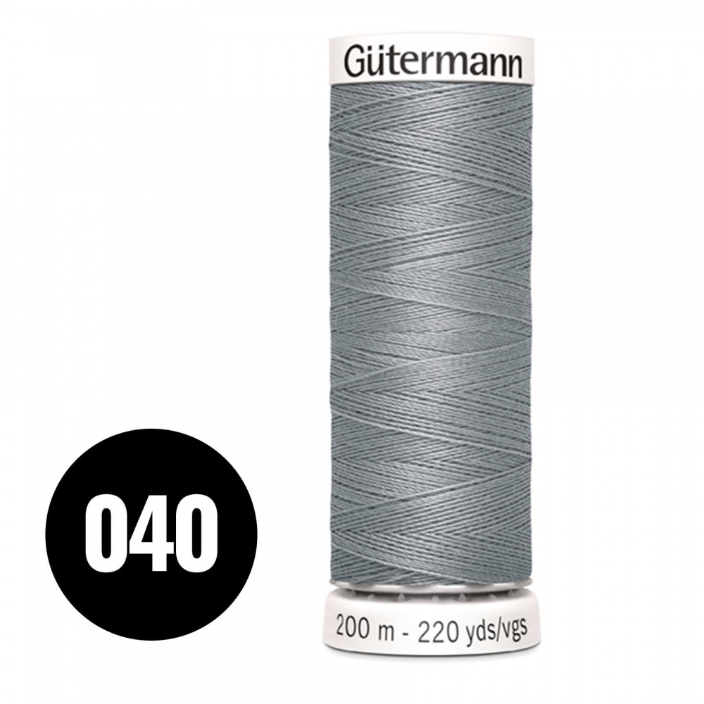 Gütermann Fil à Coudre Universel Gris Acier 200M (040)
