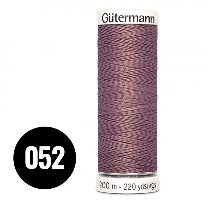 Gütermann 052 Mørk Gammel Pink 200M (043) - (Sytråd)