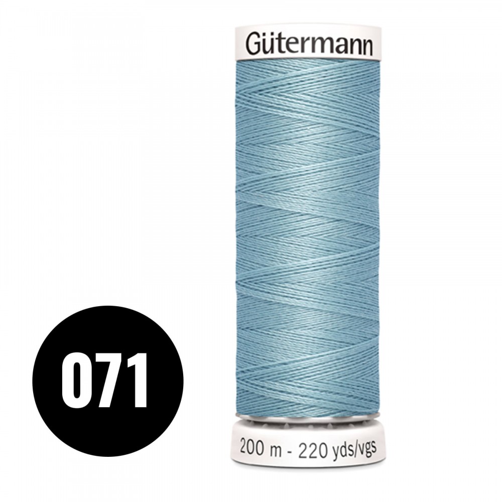 Gütermann Fil à Coudre Universel Bleu Clair 200M (071) Gütermann Fil à Coudre Universel Bleu Clair 200M (071)