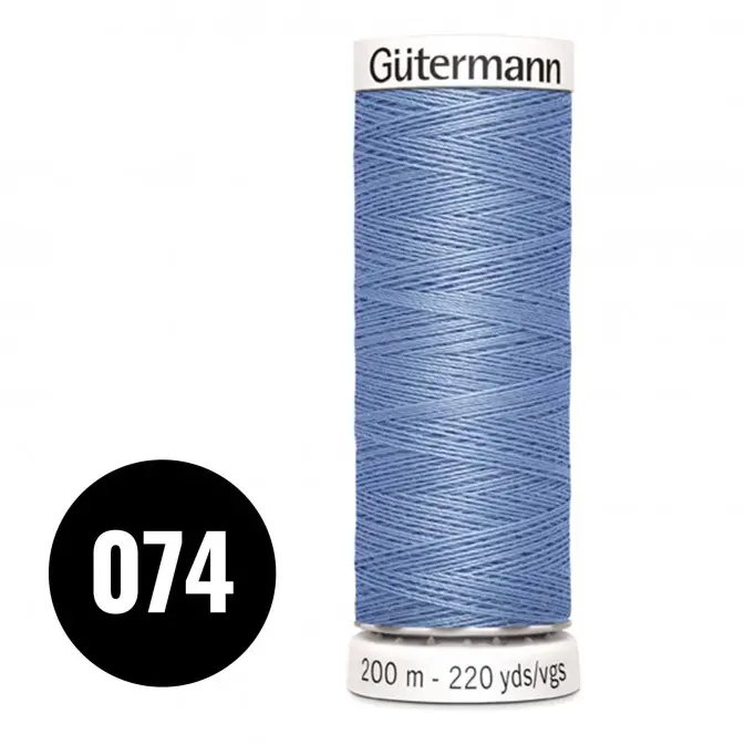 Gütermann 074 Donker Bleu 200M (043) - (Naaigaren)