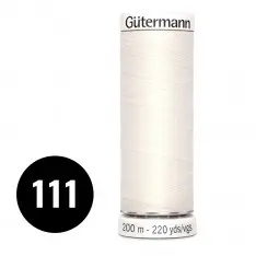 Gütermann Alla Tygers Tråd Råhvid 200M (111) Gütermann Alla Tygers Tråd Råhvid 200M (111)