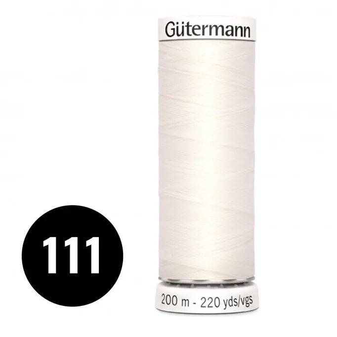 Gütermann Allesnaaier Ecru 200M (111) - (Naaigaren)