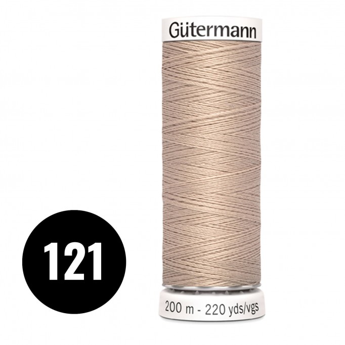 Gütermann 121 Crema Scuro 200M (043) - (Filati Cucirini)