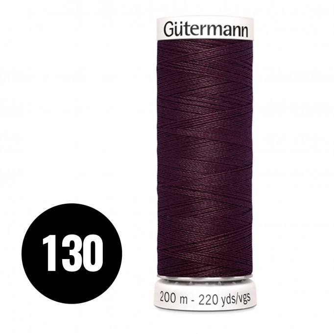 Gütermann 130 Bordeaux Scuro 200M (043) - (Filati Cucirini)