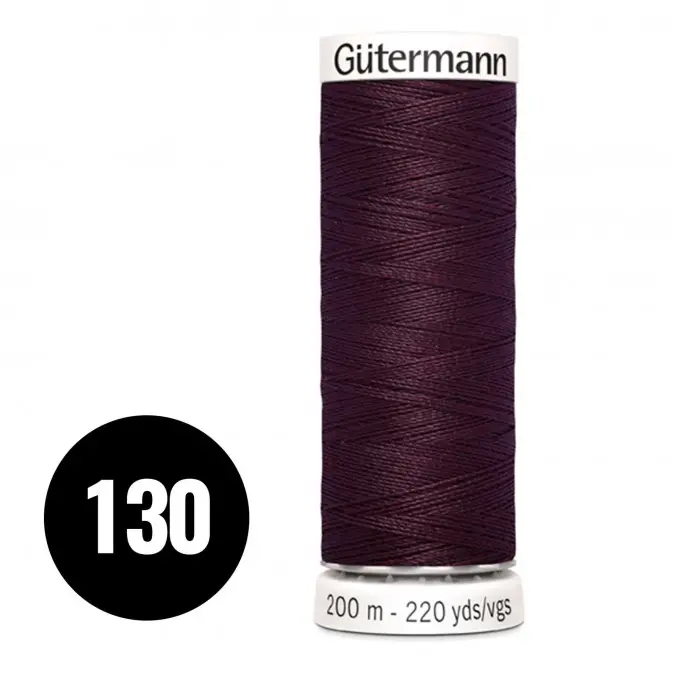 Gütermann 130 Bordeaux Scuro 200M (043) - (Filati Cucirini)