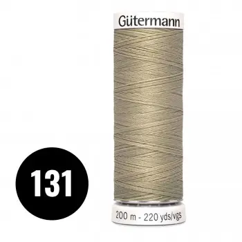 Gütermann Alla Tygers Tråd Lys Beige 200M (131) Gütermann Alla Tygers Tråd Lys Beige 200M (131)