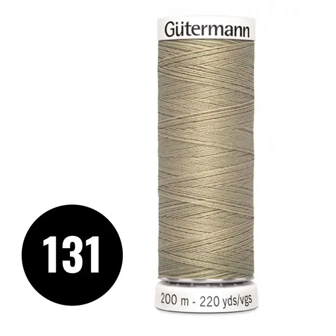 Gütermann 131 Beige Chiaro 200M (043) - (Filati Cucirini)