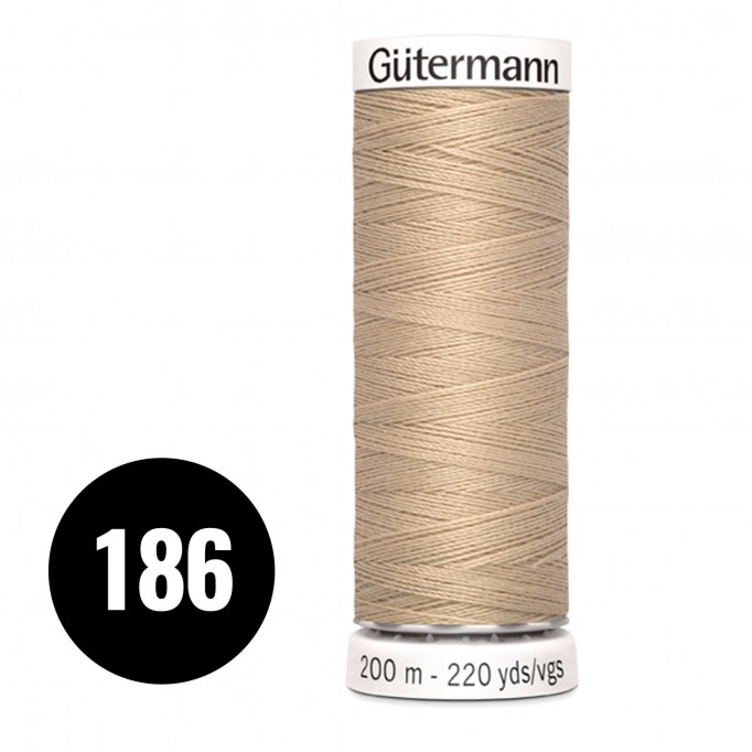 Gütermann 186 Beige 200M (043) - (Filati Cucirini)
