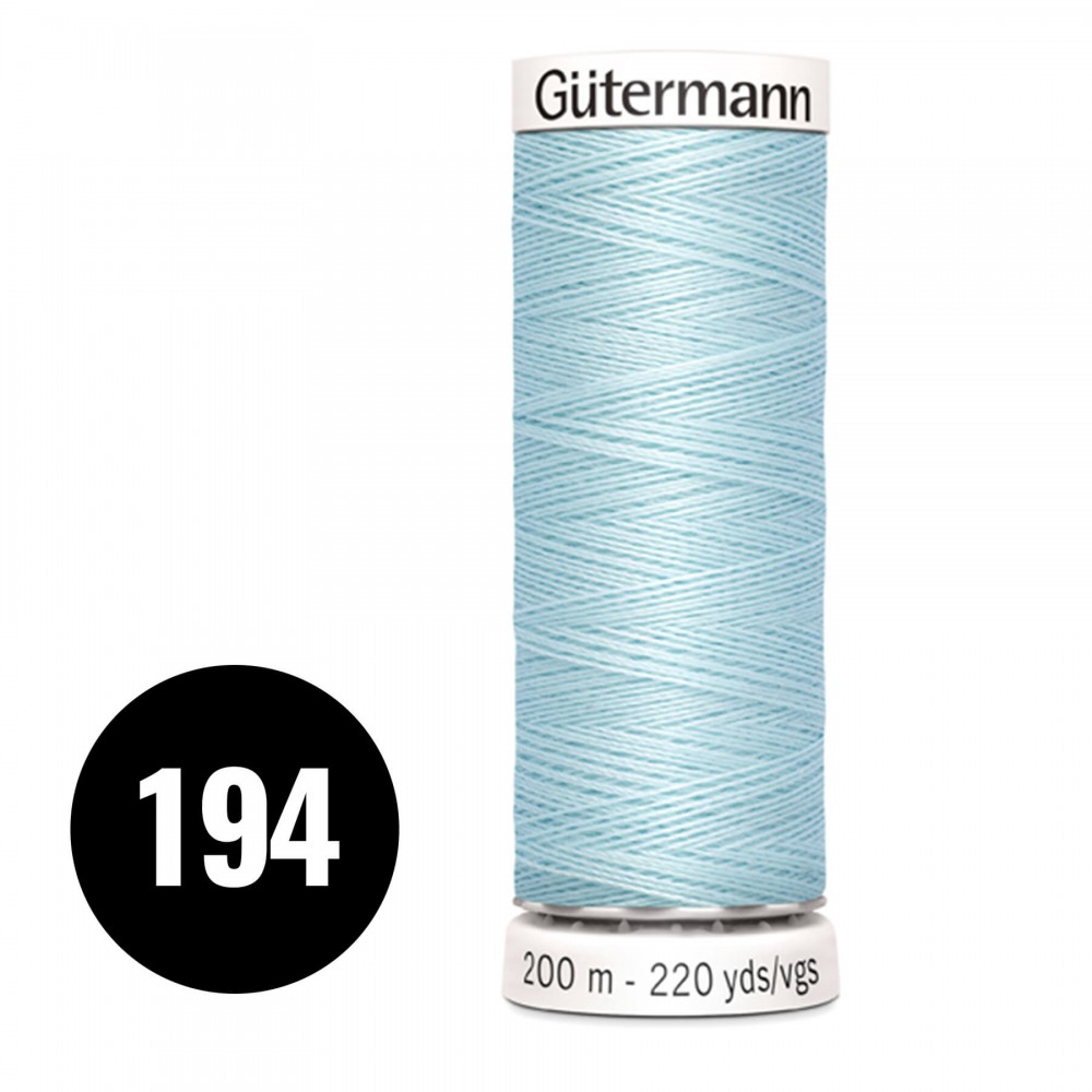 Gütermann Fil à Coudre Universel Bleu Glacier 200M (194) Gütermann Fil à Coudre Universel Bleu Glacier 200M (194)