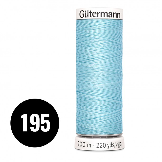 Gütermann 195 Turquoise Clair 200M (043) - (Fils à Coudre)