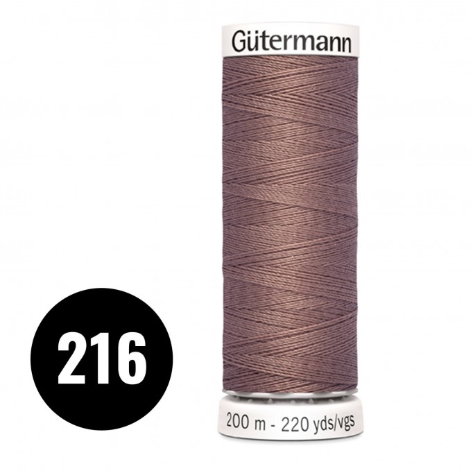 Gütermann 216 Brun Clair 200M (043) - (Fils à Coudre)