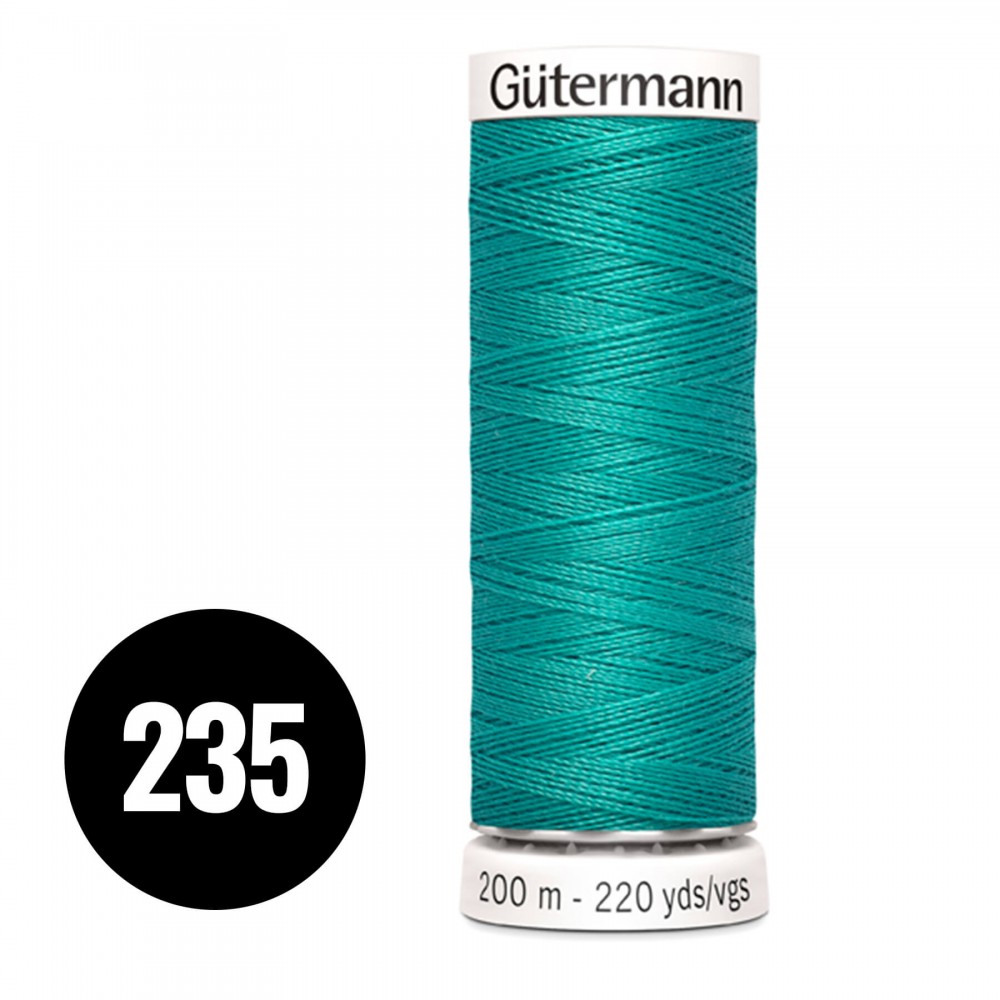 Gütermann Fil à Coudre Universel Turquoise Vert 200M (235) Gütermann Fil à Coudre Universel Turquoise Vert 200M (235)