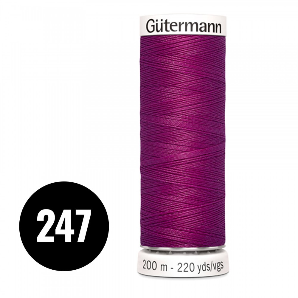 Gütermann Fil à Coudre Universel Fuchsia Violet 200M (247) Gütermann Fil à Coudre Universel Fuchsia Violet 200M (247)