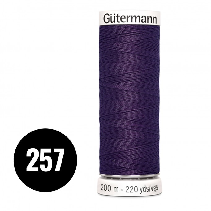 Gütermann Fil à Coudre Universel Violet 200M (257) - (Fils à Coudre)