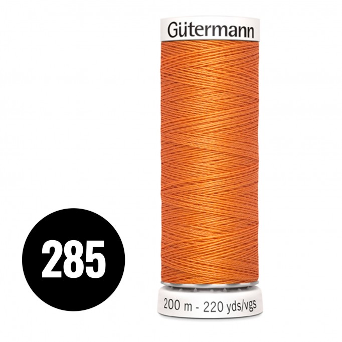 Gütermann 285 Mandarine 200M (043) - (Fils à Coudre)