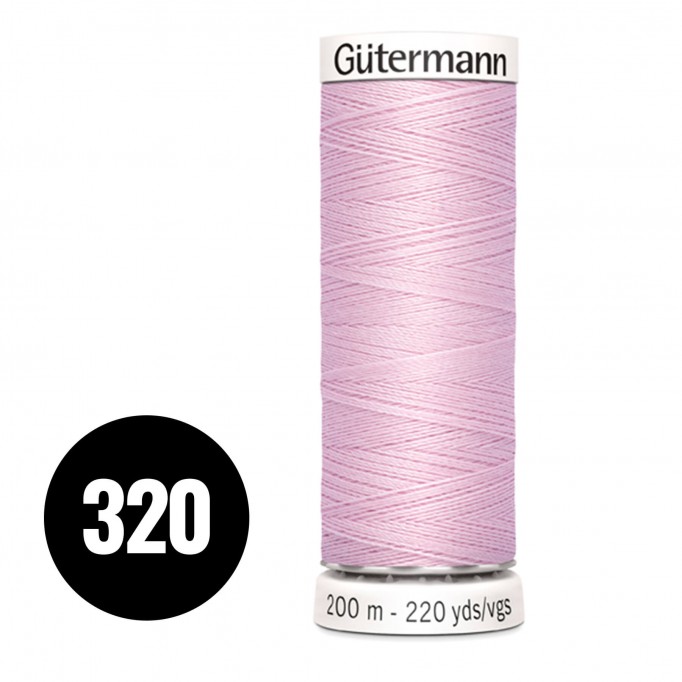 Gütermann 320 Rose Clair 200M (043) - (Fils à Coudre)