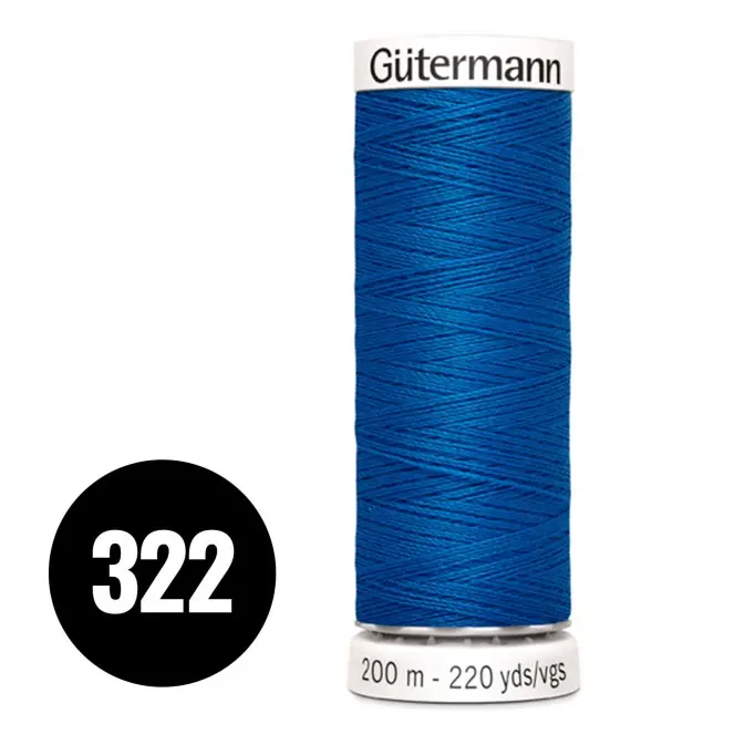 Gütermann 322 Kobalt Blau 200M (043) - (Nähgarn)