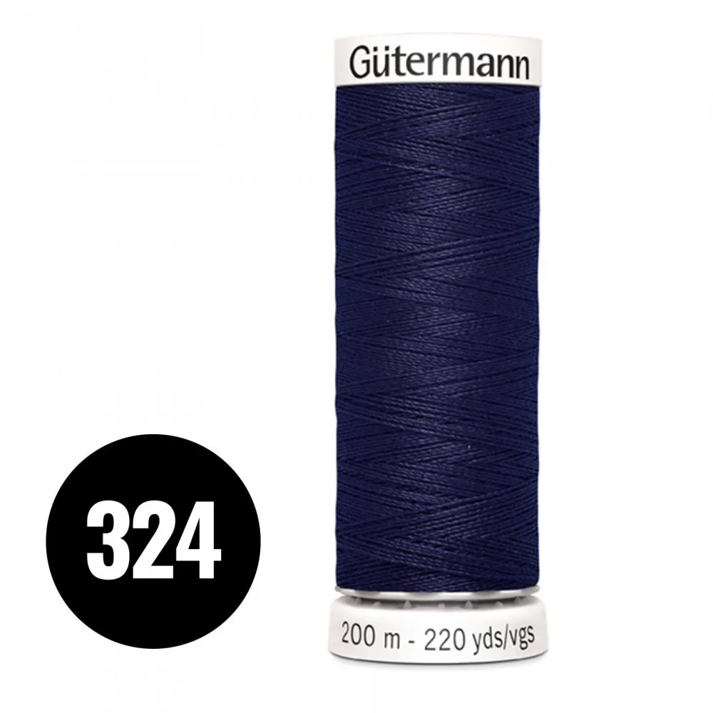 Gütermann Allesnaaier Donker Aubergine 200M (324)