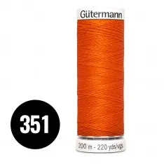 Gütermann Fil à Coudre Universel Orange 200M (351)