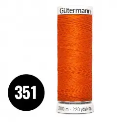 Gütermann Fil à Coudre Universel Orange 200M (351) Gütermann Fil à Coudre Universel Orange 200M (351)