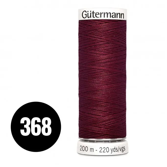 Gütermann 368 Bordeaux 200M (043) - (Nähgarn)
