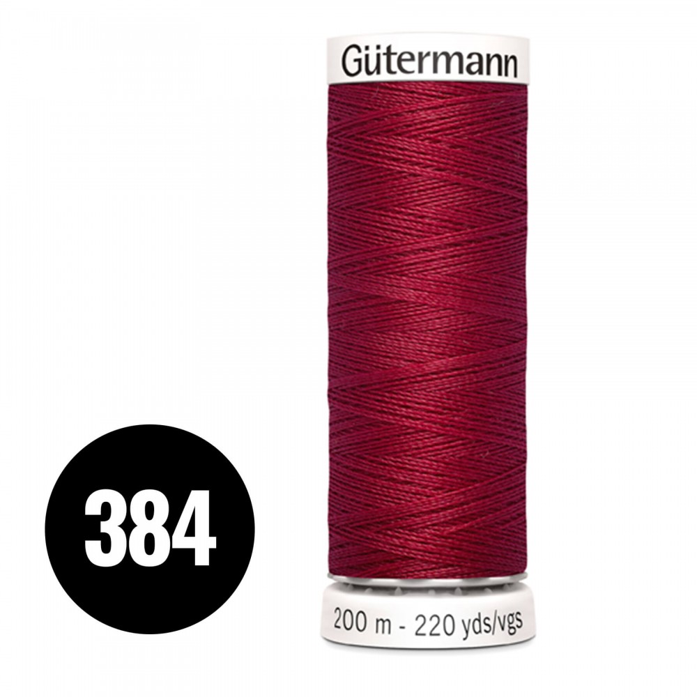 Gütermann Fil à Coudre Universel Bordeaux Clair 200M (384) Gütermann Fil à Coudre Universel Bordeaux Clair 200M (384)