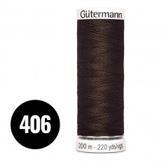 Gütermann Fil à Coudre Universel Brun 200M (406)