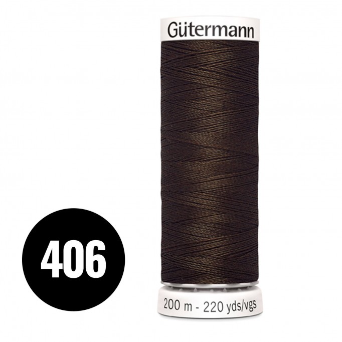 Gütermann 406 Brun 200M (043) - (Fils à Coudre)