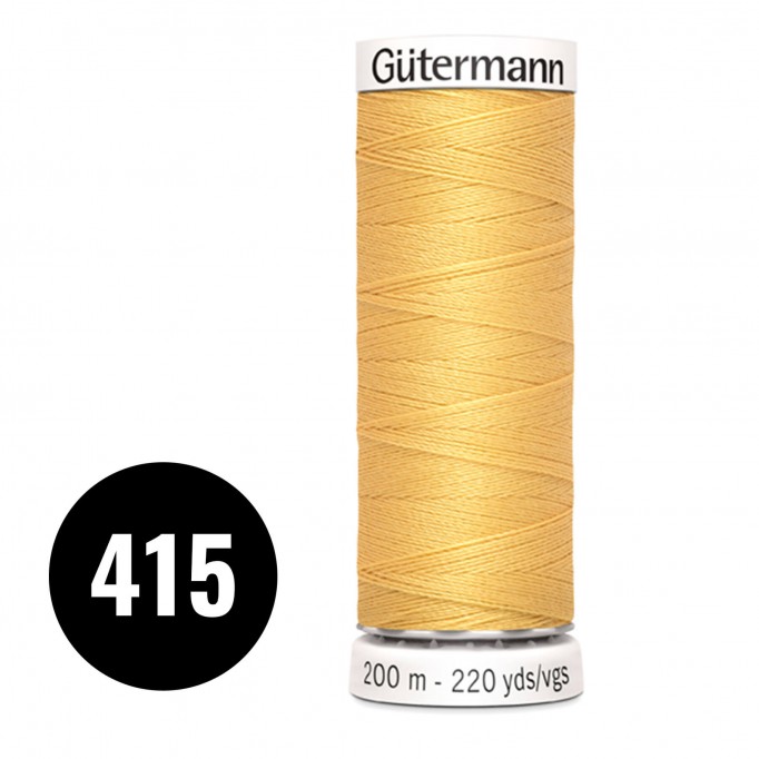 Gütermann 415 Mørk Okker 200M (043) - (Sytråd)