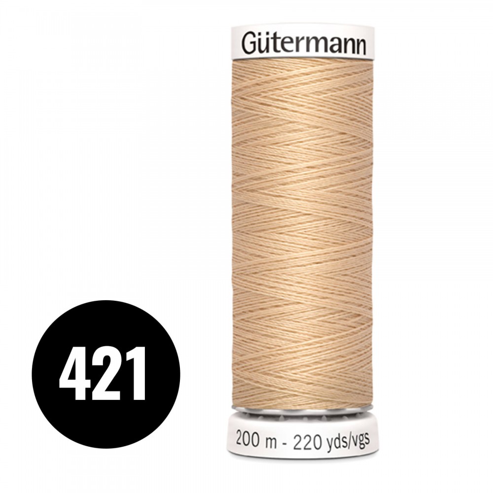Gütermann Fil à Coudre Universel Chameau Clair 200M (421) Gütermann Fil à Coudre Universel Chameau Clair 200M (421)