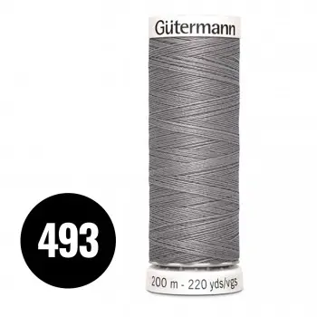 Gütermann Alla Tygers Tråd Grå Mus 200M (493) Gütermann Alla Tygers Tråd Grå Mus 200M (493)
