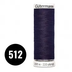 Gütermann Alla Tygers Tråd Aubergine 200M (512) Gütermann Alla Tygers Tråd Aubergine 200M (512)