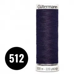 Gütermann Allesnaaier Aubergine 200M (512) Gütermann Allesnaaier Aubergine 200M (512)