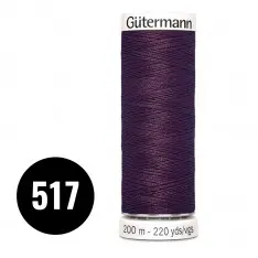 Gütermann Alla Tygers Tråd Purper 200M (517) Gütermann Alla Tygers Tråd Purper 200M (517)