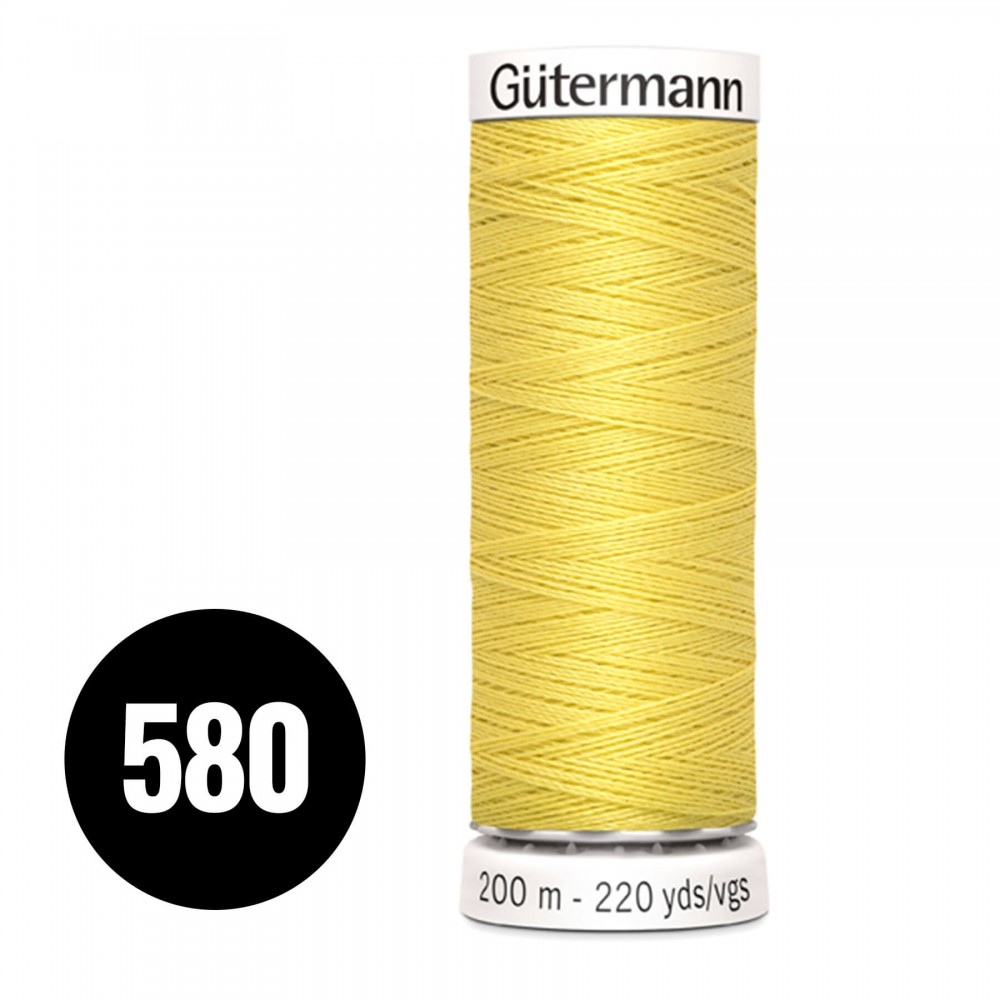 Gütermann Fil à Coudre Universel Jaune 200M (580) Gütermann Fil à Coudre Universel Jaune 200M (580)