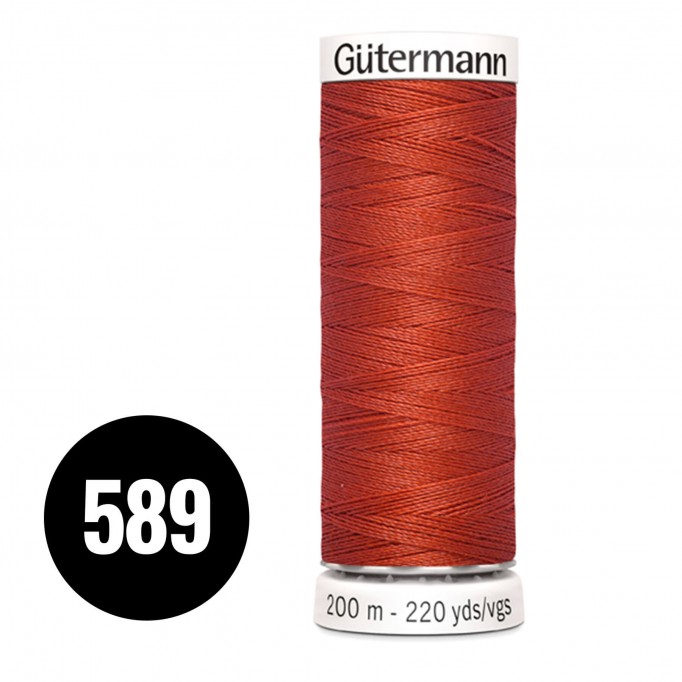 Gütermann 589 Rouge Orange 200M (043) - (Fils à Coudre)