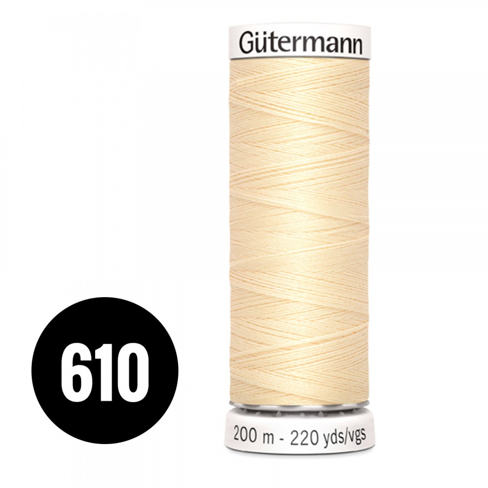 Gütermann Fil à Coudre Universel Beige Jaune Clair 200M (610) Gütermann Fil à Coudre Universel Beige Jaune Clair 200M (610)