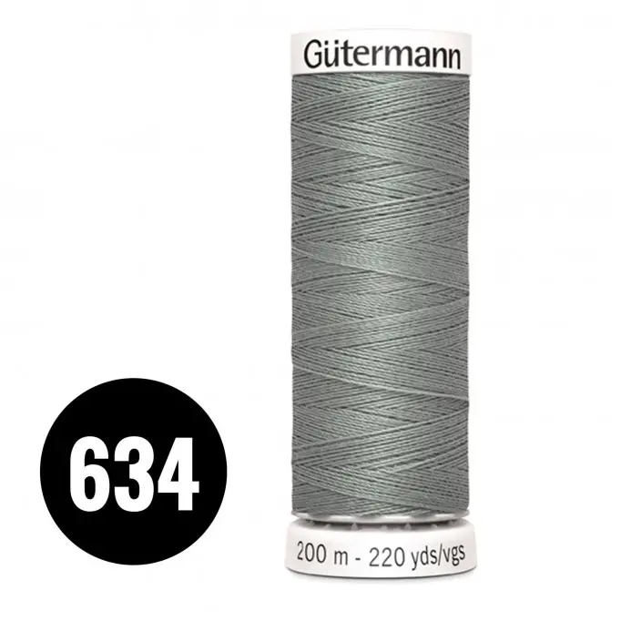 Gütermann 634 Taupe Grigio 200M (043) - (Filati Cucirini)