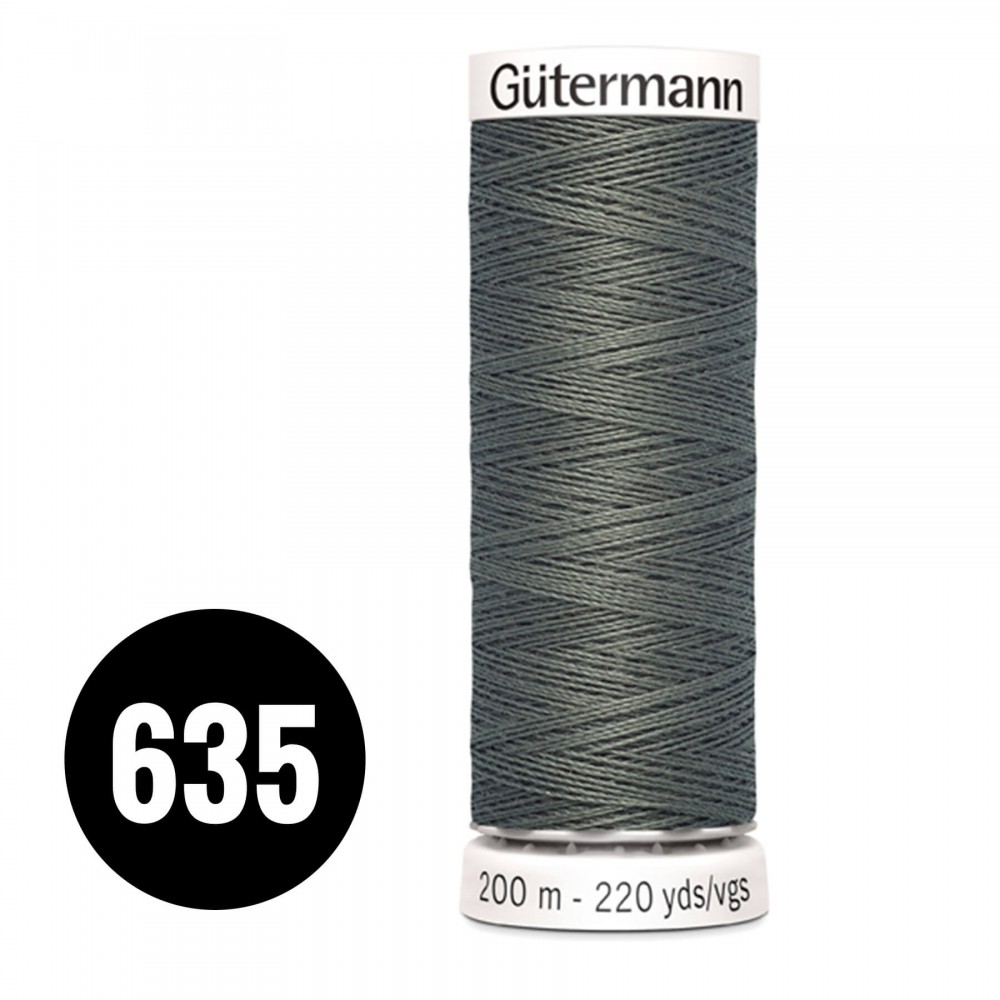 Gütermann Alla Tygers Tråd Grå Taupe 200M (635) Gütermann Alla Tygers Tråd Grå Taupe 200M (635)