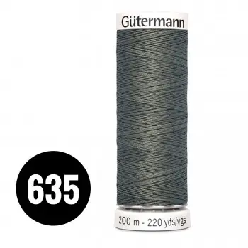 Gütermann Alla Tygers Tråd Grå Taupe 200M (635) Gütermann Alla Tygers Tråd Grå Taupe 200M (635)