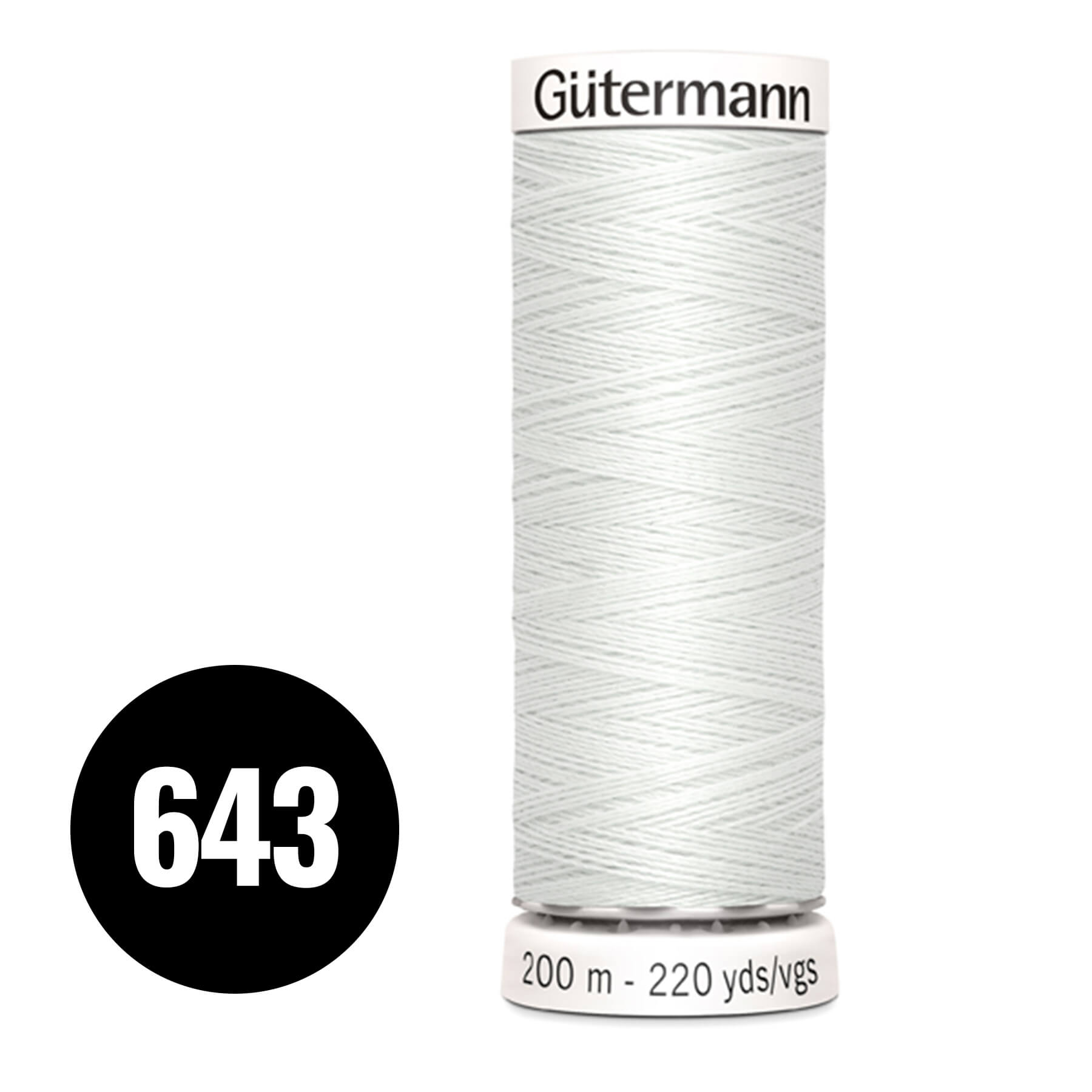 Gütermann Allesnaaier Licht Grijs Ecru 200M (643)