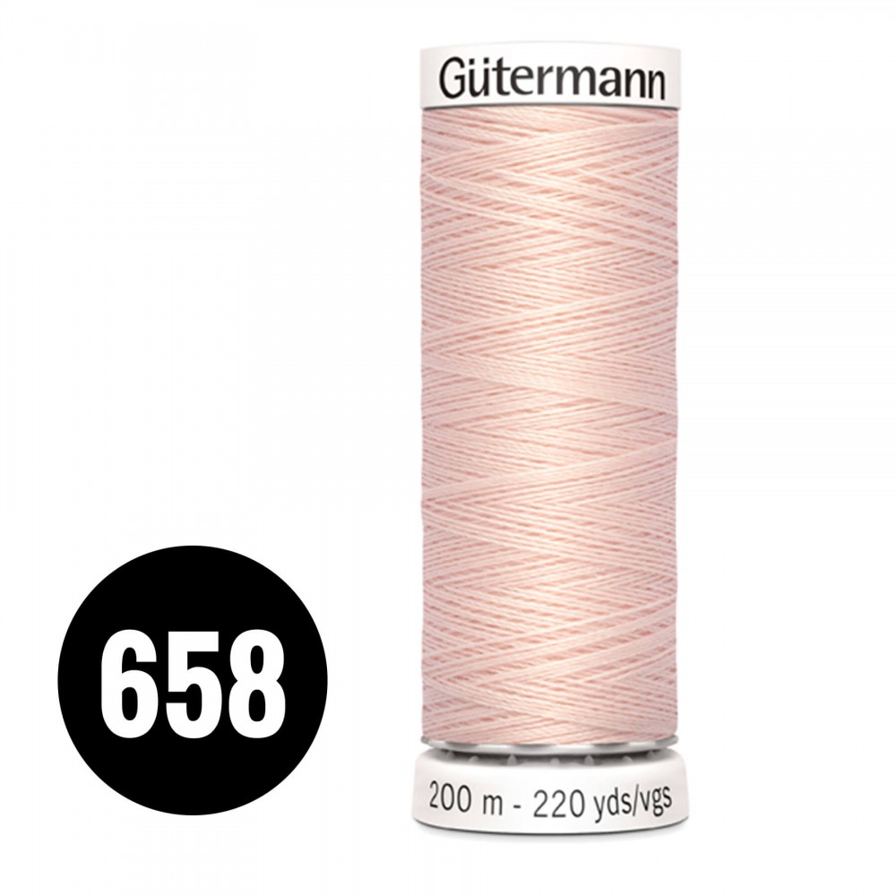 Gütermann Fil à Coudre Universel Couleur De La Peau Clair 200M (658) Gütermann Fil à Coudre Universel Couleur De La Peau Clair 200M (658)