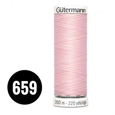 Gütermann 659 Pink 200M (043) - (Sytråd)