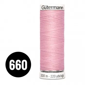 Gütermann Alla Tygers Tråd Pink 200M (660) Gütermann Alla Tygers Tråd Pink 200M (660)