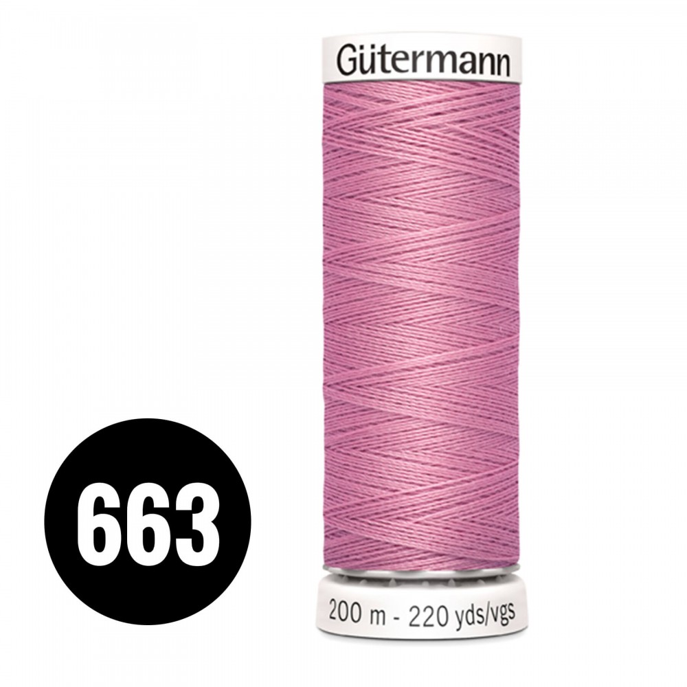 Gütermann Fil à Coudre Universel Rose Foncé 200M (663) Gütermann Fil à Coudre Universel Rose Foncé 200M (663)