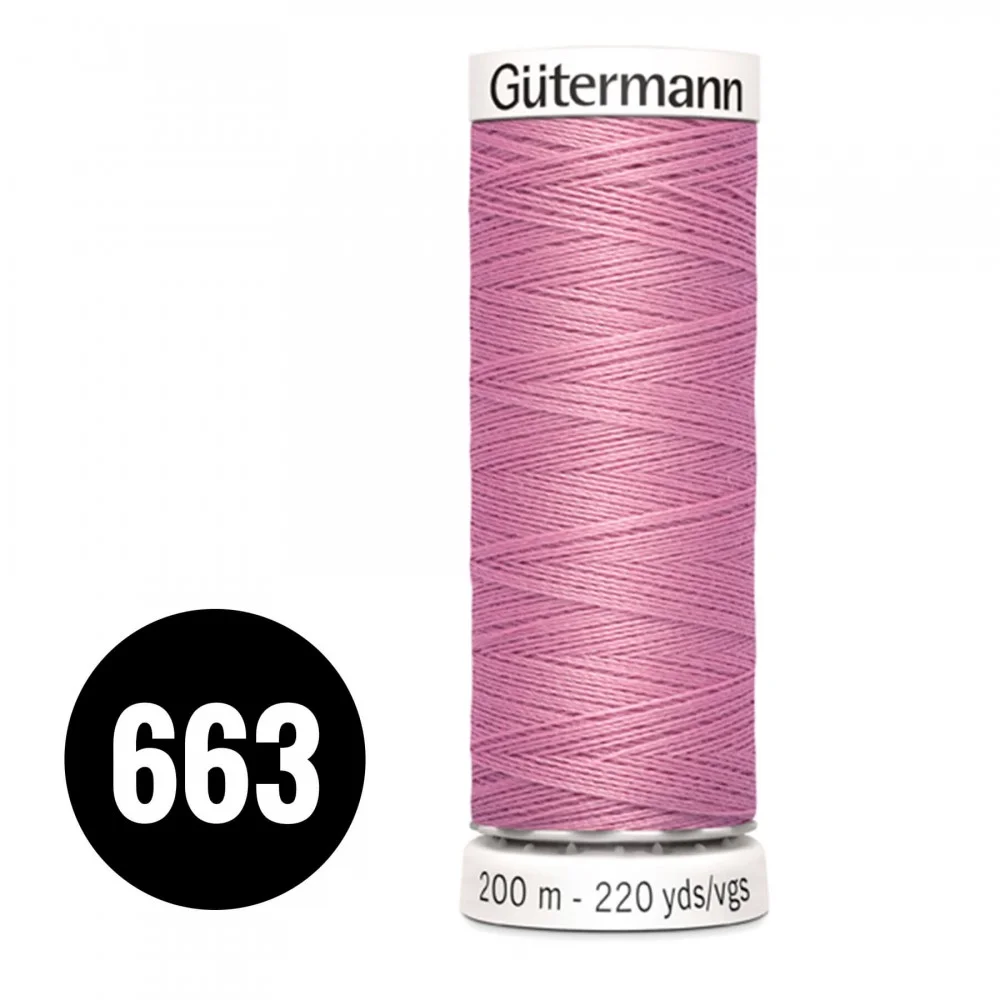 Gütermann Allesnaaier Donker Roze 200M (663)