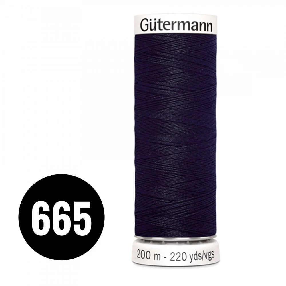 Gütermann Allesnaaier Donker Marine 200M (665)