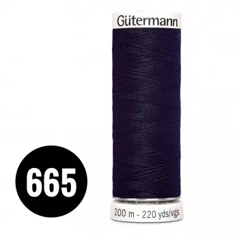Gütermann Alla Tygers Tråd Mørk Navy 200M (665) Gütermann Alla Tygers Tråd Mørk Navy 200M (665)